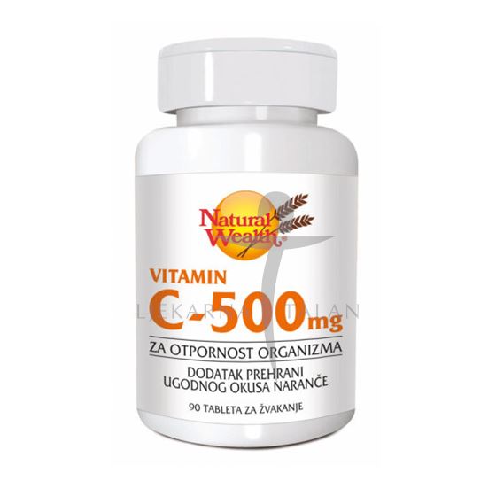 Natural Wealth Vitamin C-500 mg za žvakanje