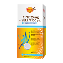 Natural Wealth Cink 25mg + Selen 100µg