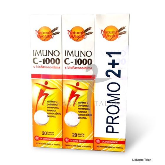  Imuno C-1000 s bioflavonoidima 2+1 PROMO