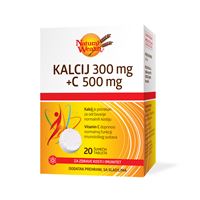 Natural Wealth Kalcij 300mg + C 500mg, dodatak prehrani