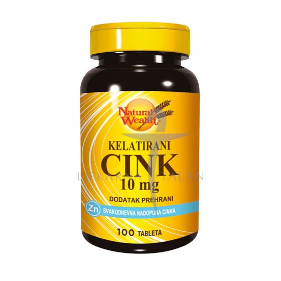 Natural Wealth Cink kelatirani 10mg