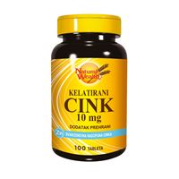 Natural Wealth Cink kelatirani 10mg, dodatak prehrani