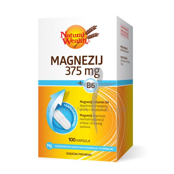  Magnezij 375 mg + B6 kapsule