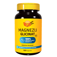 Natural Wealth Magnezij glicinat + B6 kapsule, dodatak prehrani