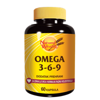 Natural Wealth Omega 3-6-9, dodatak prehrani