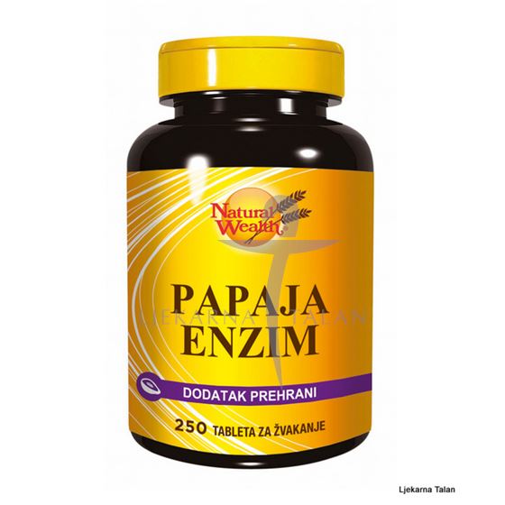  Papaja enzim, 250 tableta