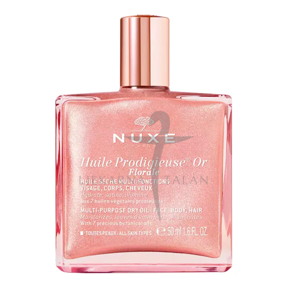 Huile Prodigieuse OR Florale višenamjensko suho ulje za lice, tijelo i kosu sa šljokicama, 50ml