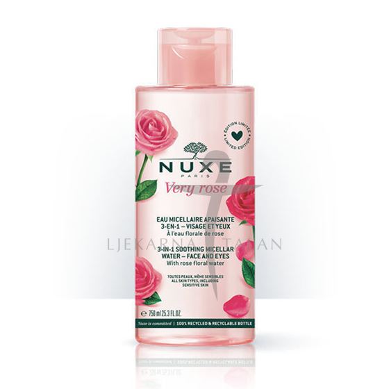 Very Rose Umirujuća micelarna vodica 3-u-1, 750ml