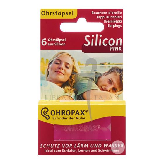 Ohropax silikonski čepići za zaštitu od buke i vode