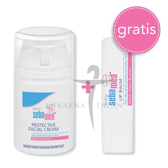 Dječja zaštitna krema za lice + GRATIS Balzam za usnice