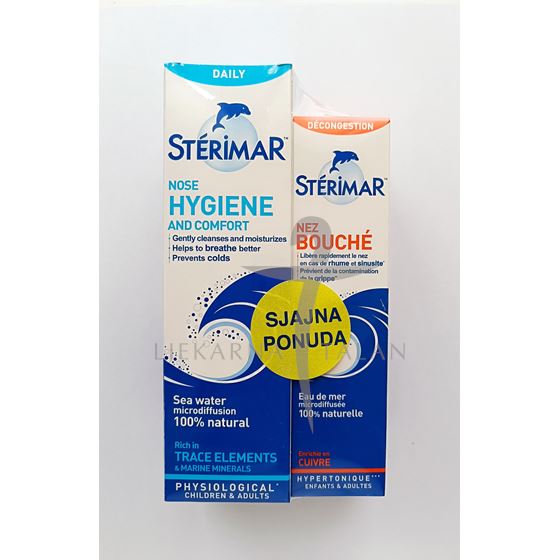  sprej 100ml + Sterimar Hypertonic 50ml PROMO PAKIRANJE