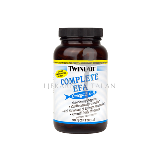Twinlab COMPLETE EFA omega 3-6-9, kapsule