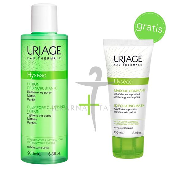 HYSÉAC losion za dubinsko čišćenje pora, 200ml + GRATIS HYSÉAC 2u1 piling maska, 100ml