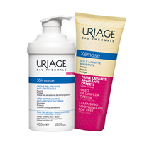 Uriage Xemose Emolijent krema + Xemose Ulje za kupanje GRATIS