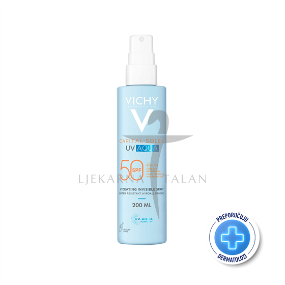 Vichy Capital soleil UV AQUA Hidratacijski sprej za lice i tijelo SPF50