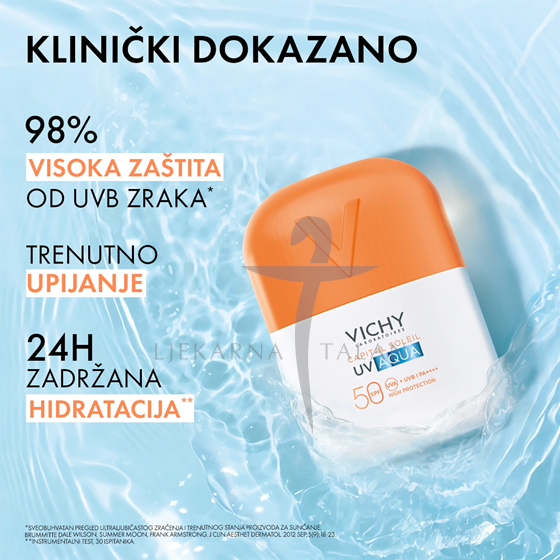 Vichy Capital soleil UV AQUA Nevidljivi hidratacijski fluid SPF50