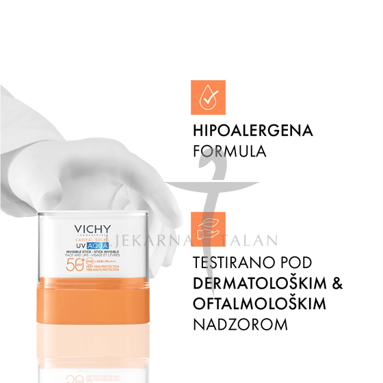 Vichy Capital soleil UV AQUA Stik za lice i usne SPF 50+