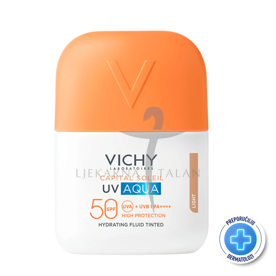 Vichy Capital soleil UV AQUA Tonirani hidratacijski fluid SPF50 - LIGHT