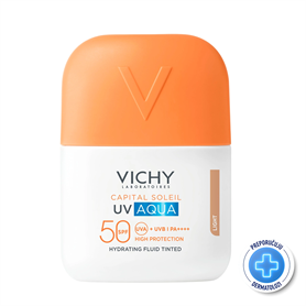  Capital soleil UV AQUA Tonirani hidratacijski fluid SPF50 - LIGHT