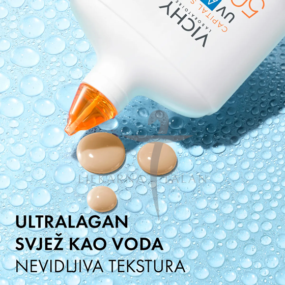 Vichy Capital soleil UV AQUA Tonirani hidratacijski fluid SPF50 - LIGHT