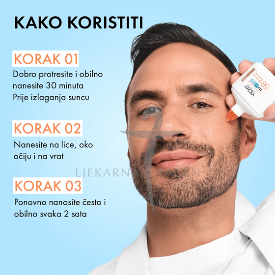 Vichy Capital soleil UV AQUA Tonirani hidratacijski fluid SPF50 - MEDIUM