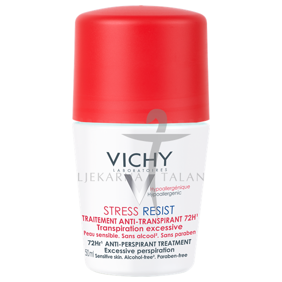 Deodorant Anti-stres tretman protiv znojenja 72h - roll-on (crveni)