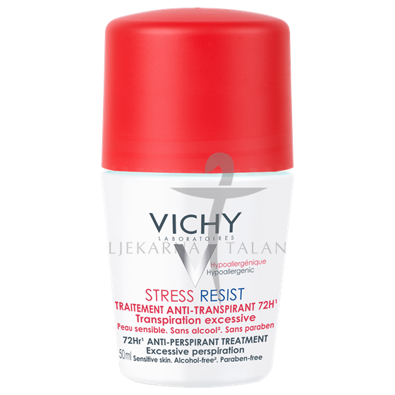  Deodorant Anti-stres tretman protiv znojenja 72h - roll-on, 2 x 50ml (crveni) 