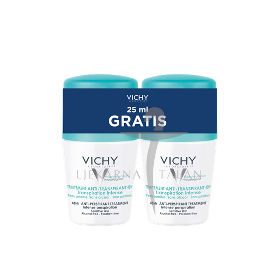Deodorant Tretman protiv znojenja 48h - roll-on, 2 x 50ml (zeleni)