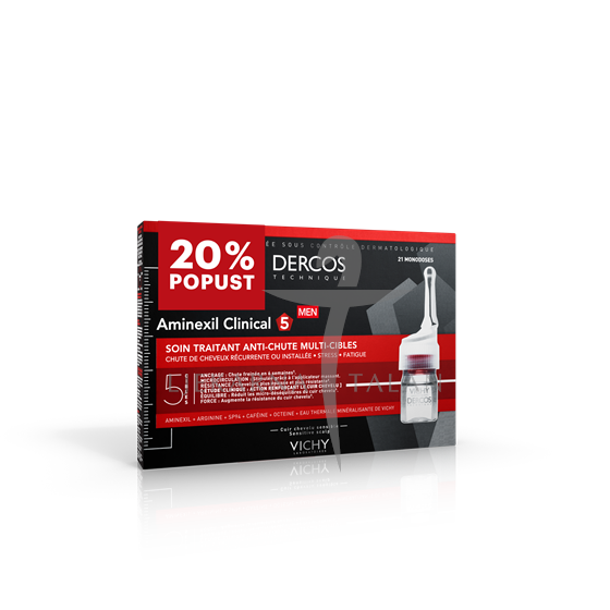 DERCOS Aminexil Clinical 5 - Muškarci - PROMOTIVNA CIJENA