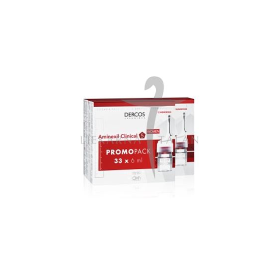 Vichy DERCOS Aminexil Clinical 5 - za žene - 33 ampule