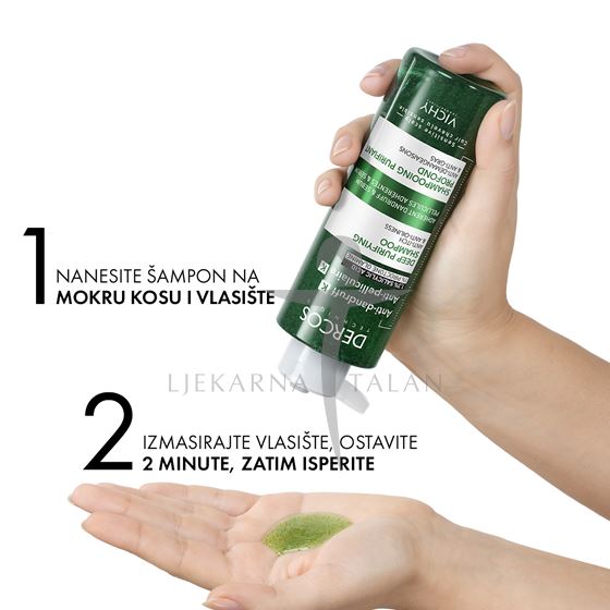 Vichy Dercos Anti-dandruff K šampon protiv prijanjajuće prhuti i sebuma