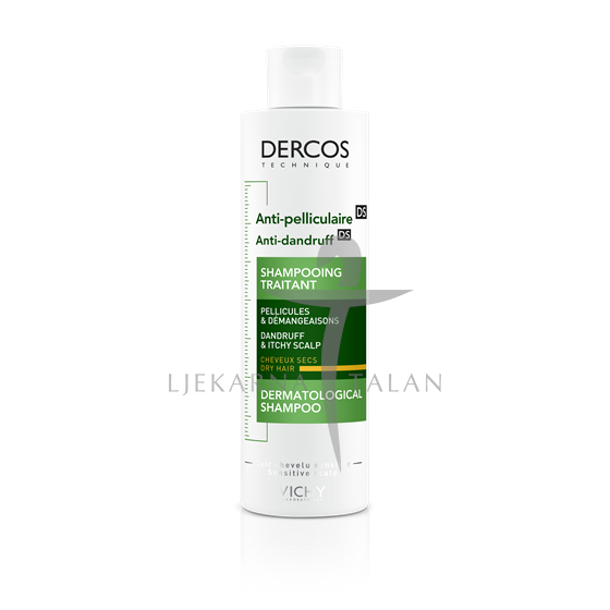 DERCOS Šampon protiv prhuti za suhu kosu