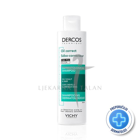 Vichy Dercos Šampon za regulaciju masnoće vlasišta