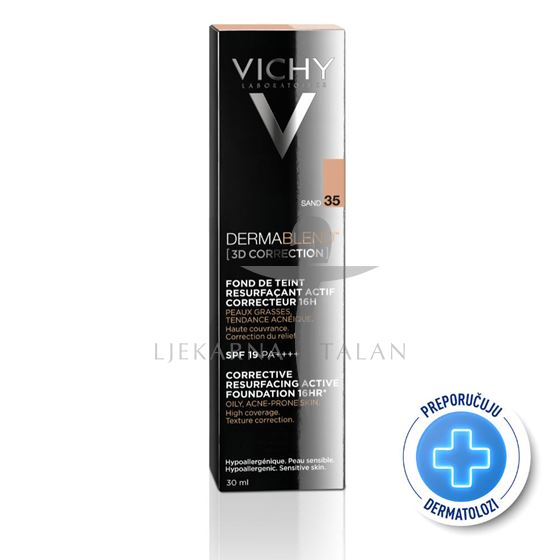 Vichy DERMABLEND 3D Korektivni puder - SAND 35