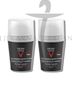Vichy Deodorant Homme Antiperspirant roll-on za zaštitu od znojenja do 72h DUOPACK (bijeli)