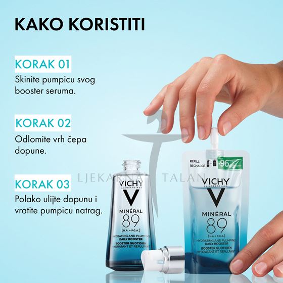 Vichy MINERAL 89 dnevni booster REFILL            