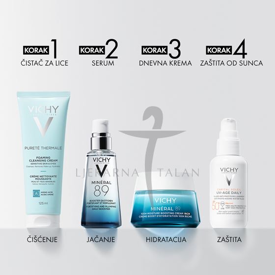 Vichy MINERAL 89 krema za intenzivnu hidrataciju tijekom 100 sati