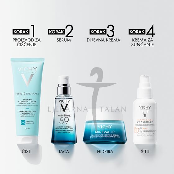 Vichy MINERAL 89 krema za intenzivnu hidrataciju tijekom 72 sata