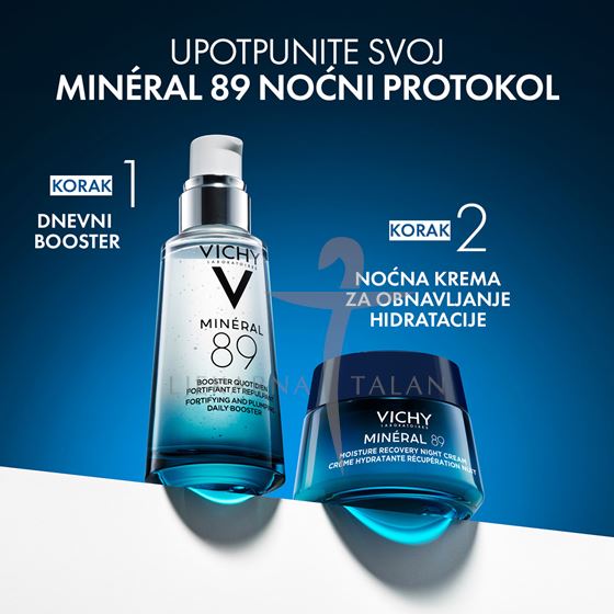 Vichy MINERAL 89 noćna krema za obnavljanje hidracije