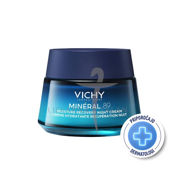 Vichy MINERAL 89 noćna krema za obnavljanje hidracije