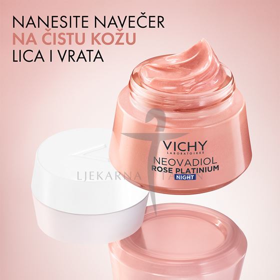 Vichy Neovadiol Rose Platinium Ružićasta noćna krema za popunjavanje i revitalizaciju kože