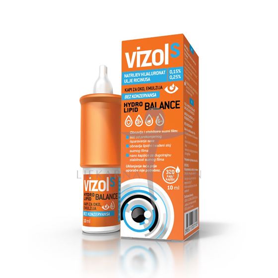 Vizol S Hydro Lipid Balance kapi za oči