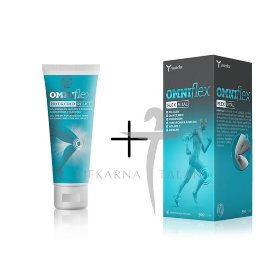 Yasenka OMNIflex FLEX VITAL + POKLON Omniflex HOT & COLD Relief gel krema