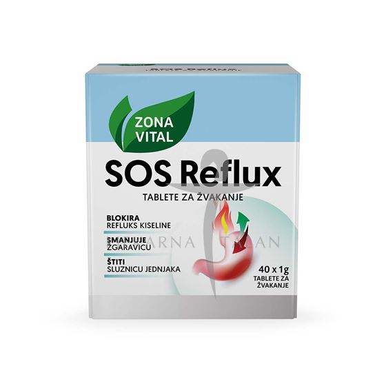  SOS Reflux tablete za žvakanje