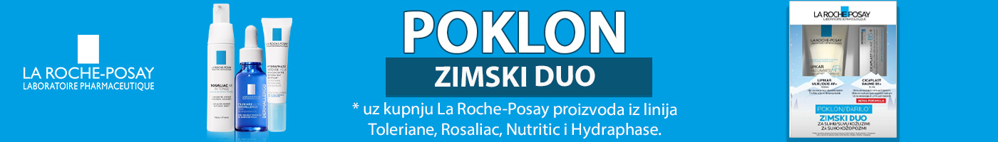 Uz kupnju La Roche-Posay proizvoda iz linija Toleriane, Rosaliac, Nutritic i Hydraphase poklon ZIMSKI DUO