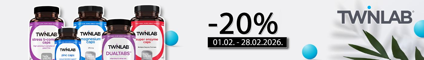Twinlab dodaci prehrani na velikih 20% popusta!