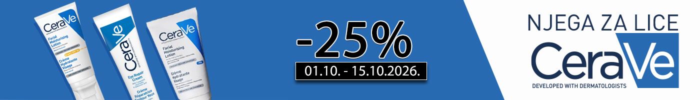 CeraVe njega lica na 25% popusta!