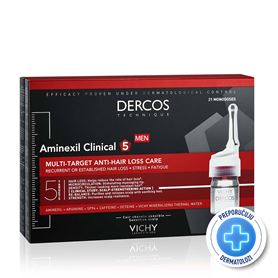  Dercos AMINEXIL CLINICAL 5 ampule protiv ispadanja kose za muškarce