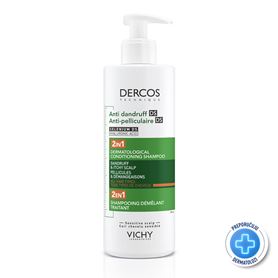  Dercos 2U1 šampon i regenerator protiv prhuti, 390ml   