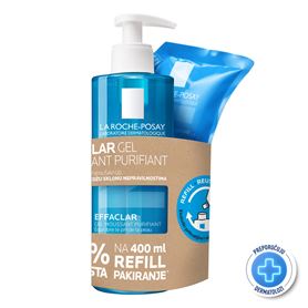  Effaclar gel za čišćenje lica 400ml + REFILL 400ml